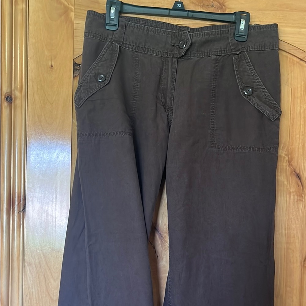 H&M Brown Boot Cut Pants